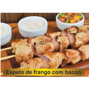 ESPETINHO FRANGO & BACON 600 gr